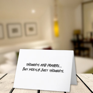 Mostly Just Thoughts Get Well Soon Card