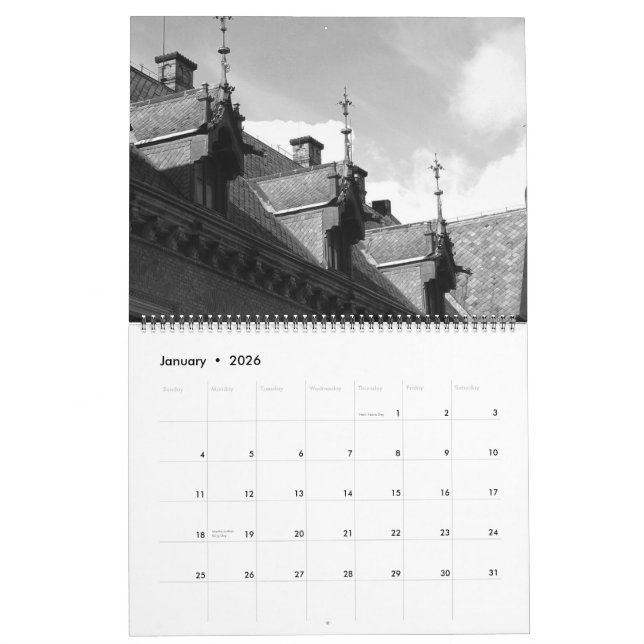 Mostly Prague - Customised Calendar (Jan 2026)