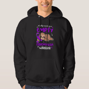 Mostly Running On Empty Fibromyalgia Warrior Hoodie