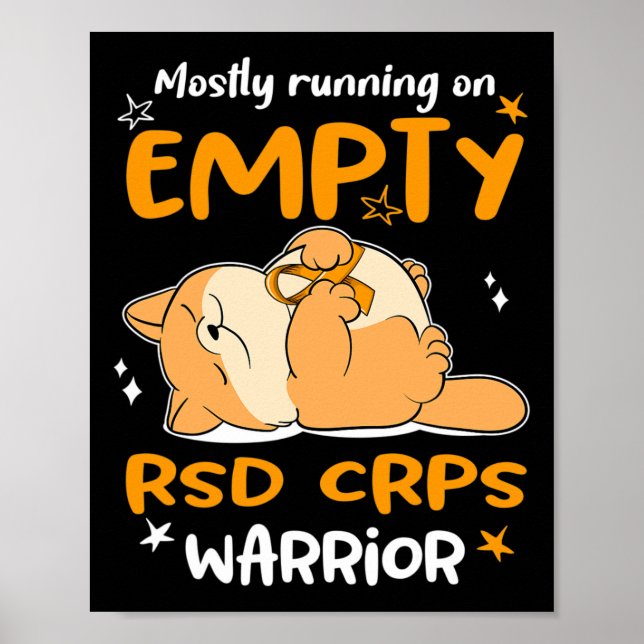 Mostly Running On Empty Rsd Crps Warrior  Poster (Front)