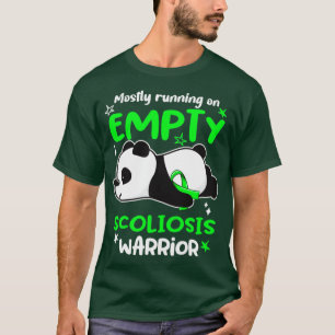 Mostly Running On Empty Scoliosis Warrior2 T-Shirt