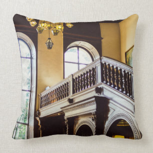 Moszna Castle Wooden Interior Architecture Cushion