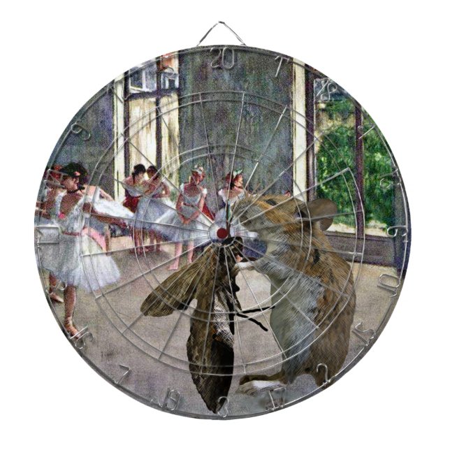 Moth and Mouse Cotillion Dartboard (Front)