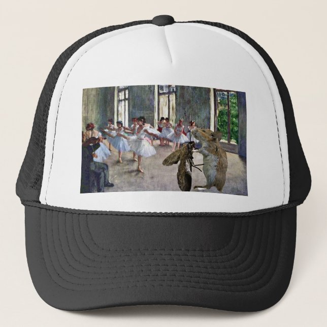 Moth and Mouse Cotillion Trucker Hat (Front)