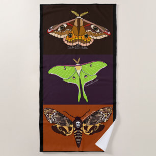 Moth Beach Towel