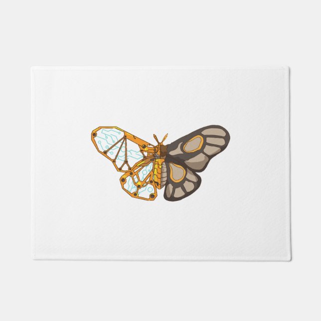 Moth Butterfly Dragonfly Insect Doormat (Front)