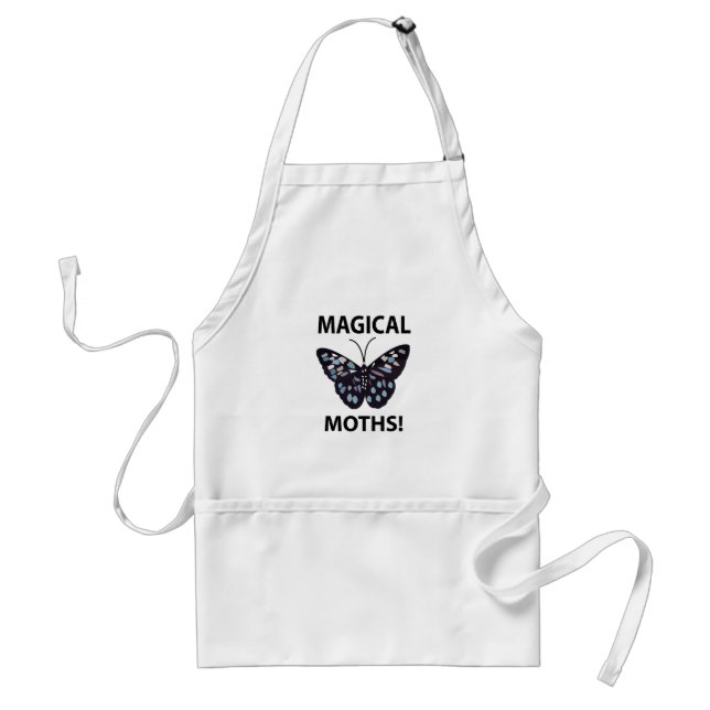 Moth Butterfly Magical Moths Standard Apron (Front)
