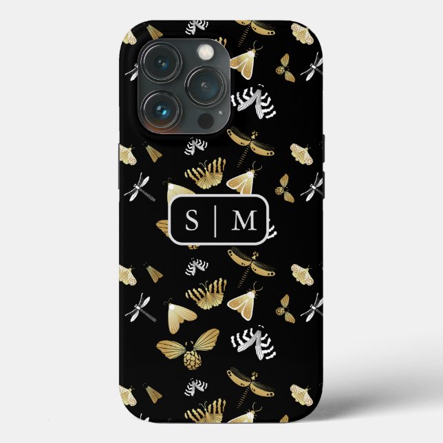 Moth Butterfly pattern Case-Mate iPhone Case (Back)