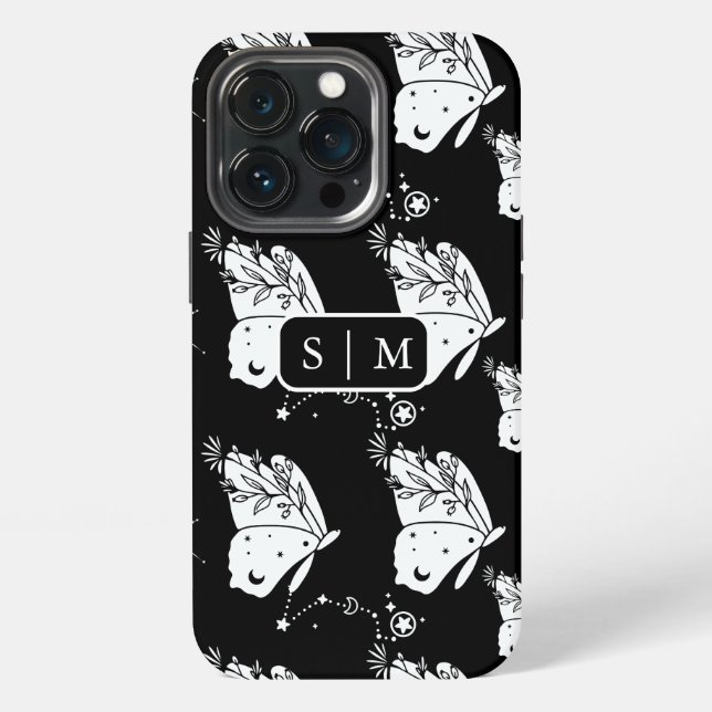 Moth Butterfly pattern Case-Mate iPhone Case (Back)