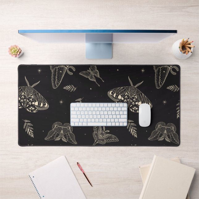Moth Butterfly Pattern Desk Mat (Office 1)