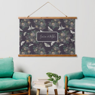 Moth Butterfly pattern Hanging Tapestry