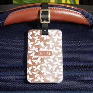 Moth Butterfly pattern Luggage Tag