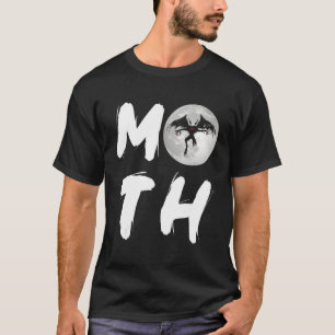 Moth Folklore Cryptozoology Cryptid Monster Moon M T-Shirt