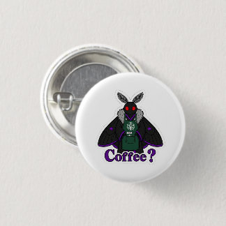 Moth Full Of Coffee 3 Cm Round Badge