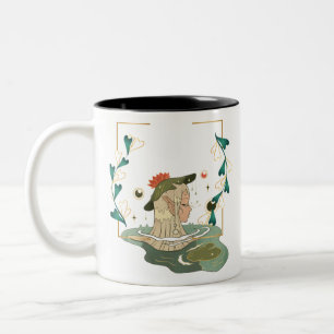 Moth Mask Fairy Girl Mug