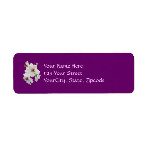 Moth Mullein Wildflower Return Address Label