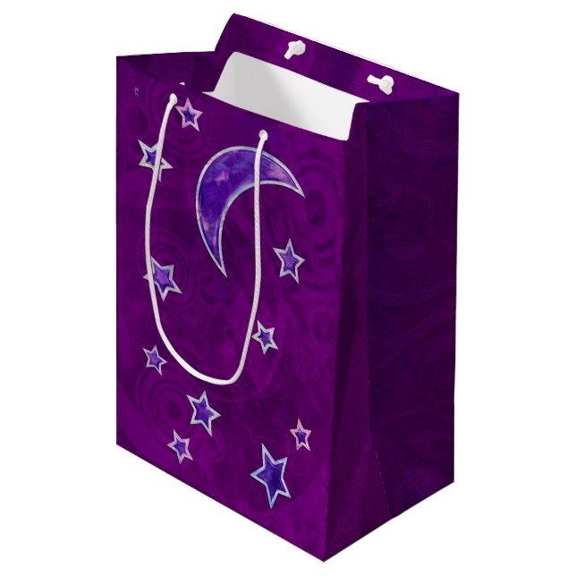 Moth Mystic New Age MEDIUM ONLY! Medium Gift Bag (Front Angled)