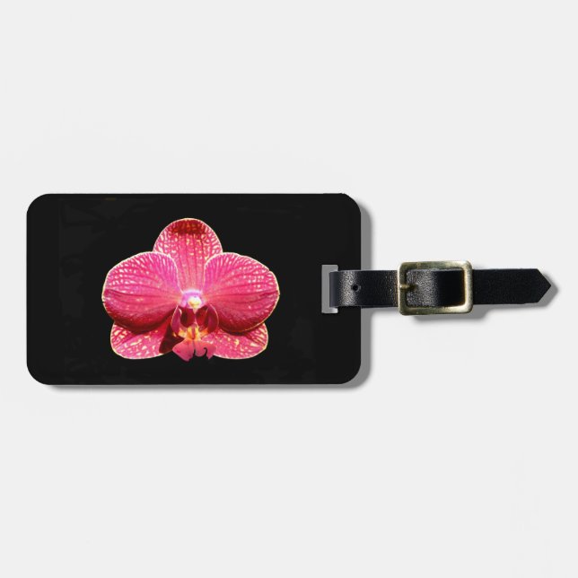 Moth Orchid Luggage Tag (Front Horizontal)
