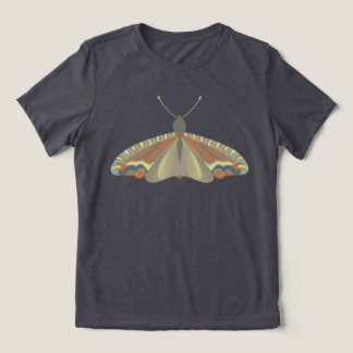 Moth painted Tri-Blend shirt