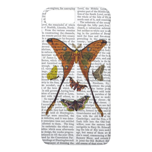Moth Plate 2 Case-Mate iPhone Case (Back)