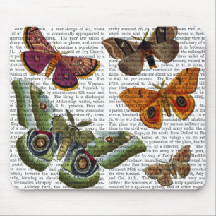 Moth Plate 3 Mouse Pad