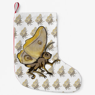 Moth Small Christmas Stocking