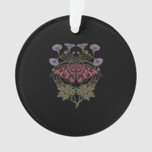 Moth Talisman - Whimsigoth Witchy Art - Colour Ver Ornament