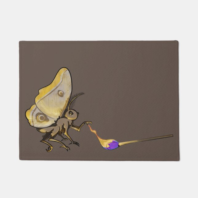 Moth to a Flame Doormat (Front)