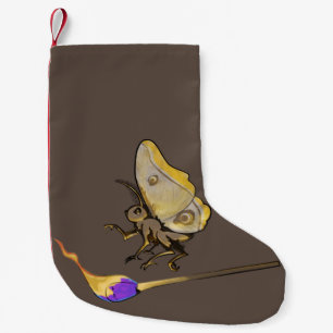 Moth to a Flame Small Christmas Stocking