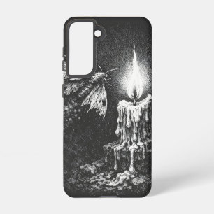 Moth to the Flame — by BurnsInHell Samsung Galaxy Case