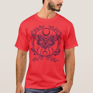 Moth Viking Pagan Wicca T-Shirt