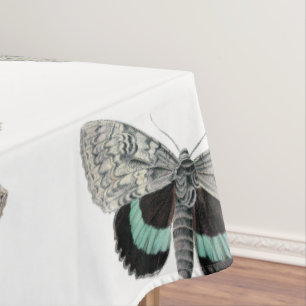 Moth vintage illustration tablecloth