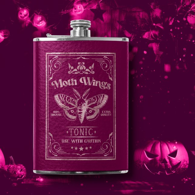 Moth Wings Tonic Hip Flask (Creator Uploaded)