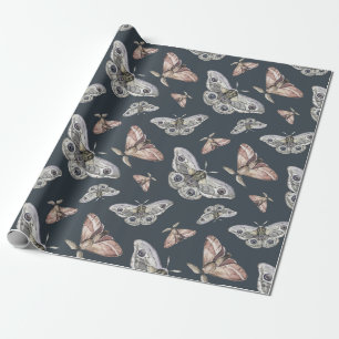 Moth  wrapping paper