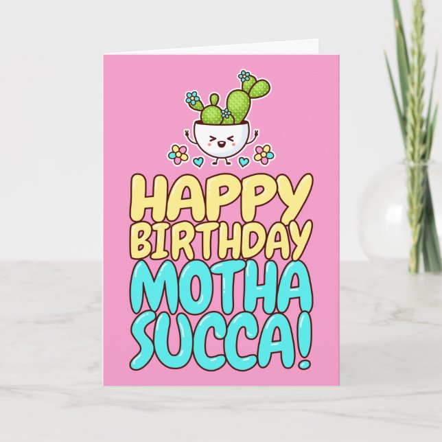 Motha Succa Pun Card (Front)