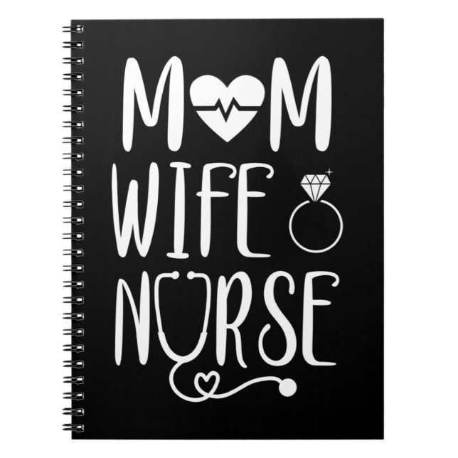 Mother's Day  Gift - Never Underestimate A Mum Notebook (Front)