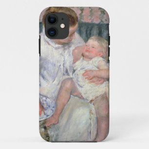 Mother about to Wash her Sleepy Child, 1880 (oil o iPhone 11 Case