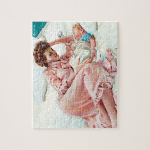 Mother Adoring Baby Jigsaw Puzzle