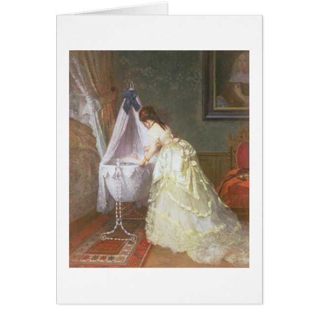 Mother and Baby, 1869 (oil on panel) (Front)