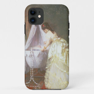 Mother and Baby, 1869 (oil on panel) iPhone 11 Case