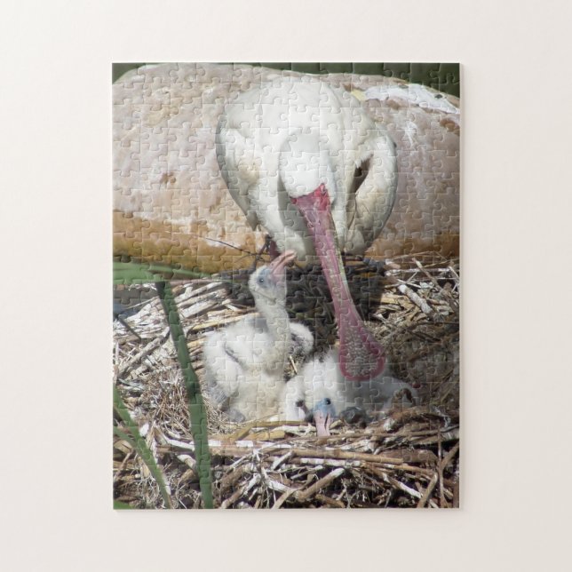Mother and Baby Birds Jigsaw Puzzle (Vertical)