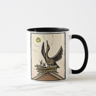 Mother and Baby Birds Mug