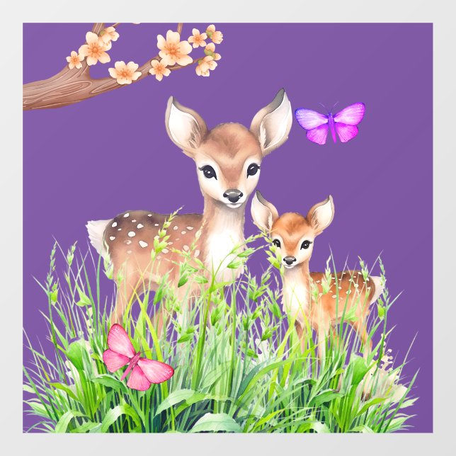 Mother and Baby Deer (Sheet)