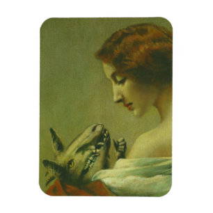Mother And Baby Devil Flexible Magnet
