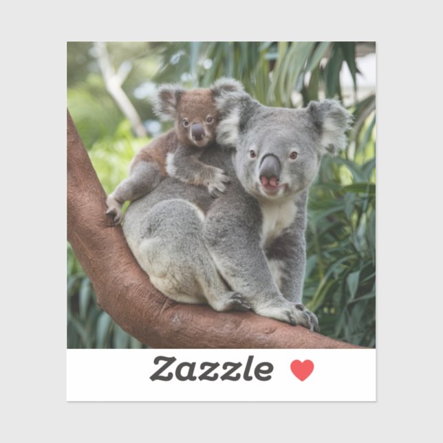 Mother and Baby Koala Bear (Sheet)