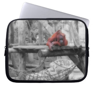 Mother and Baby Orangutan Laptop Sleeve