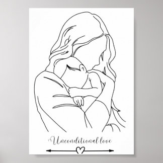 Mother and Baby Poster