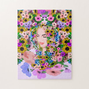 Mother and Baby Puzzle Flowers
