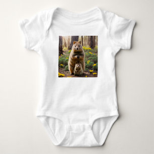 Mother And Baby Quokka, Bodysuit