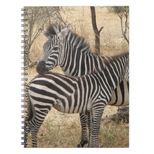 Mother and Baby Zebra Notebook